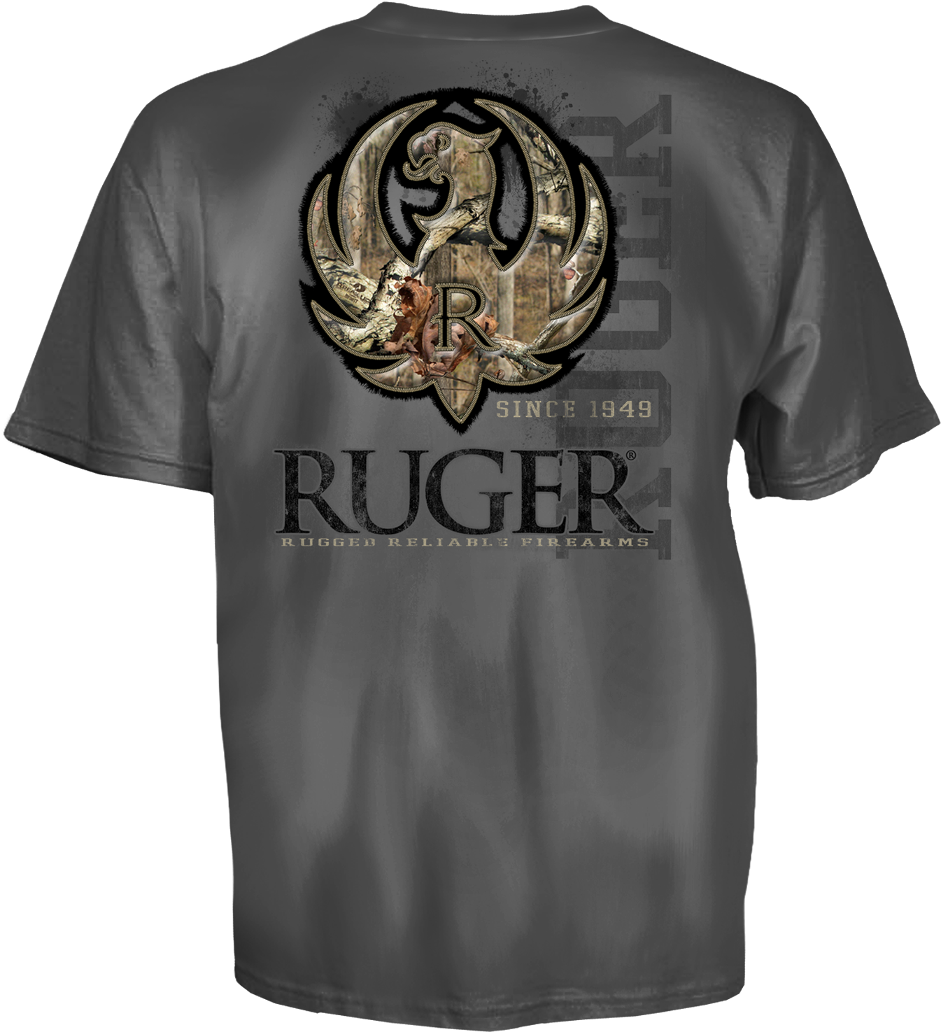 Visit - Ruger T Shirt Clipart (1496x1500), Png Download