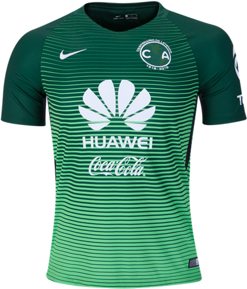 Nike Club America Third Jersey - Jersey America Centenario Clipart (1000x1000), Png Download