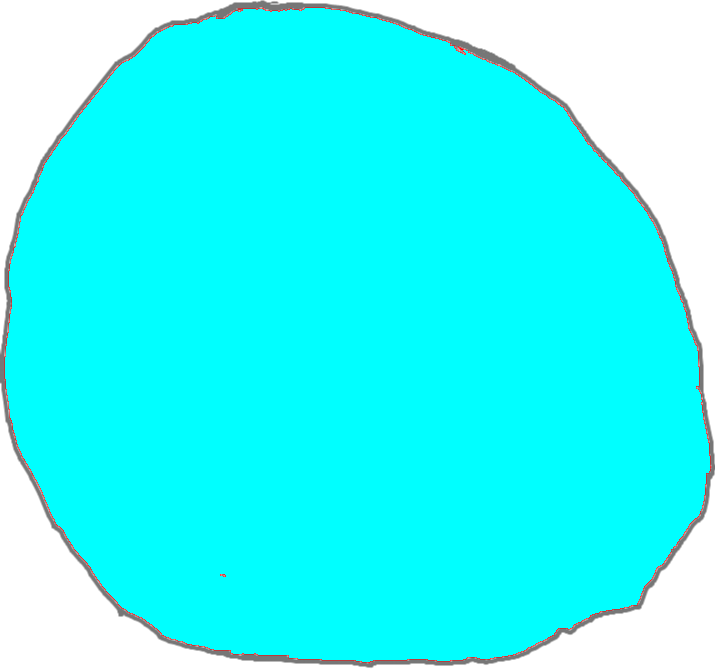 Cytoplasm - Actor - Blue Circle Clip Art - Png Download (715x669), Png Download