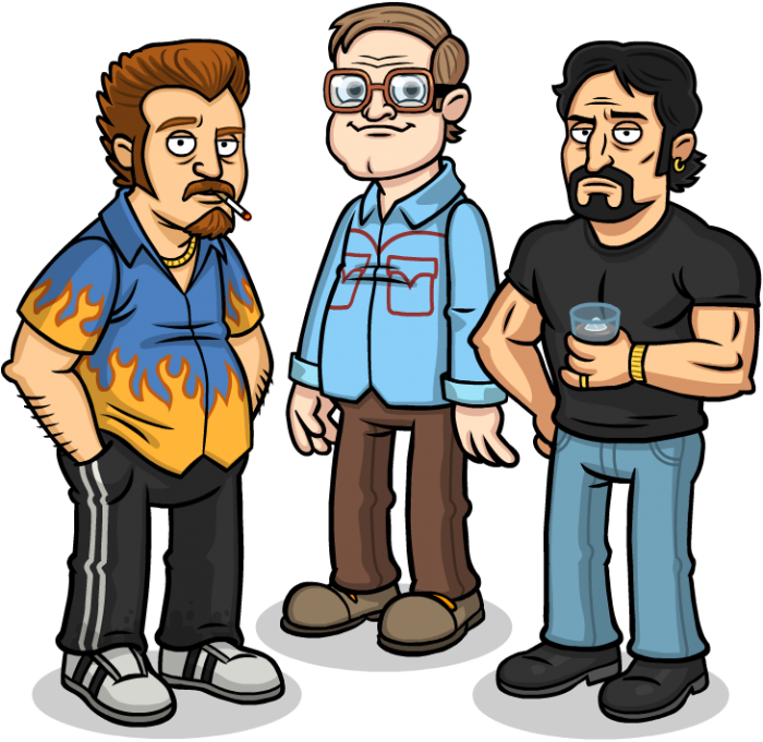 Trailer Park Boys Png - Ricky Trailer Park Boys Cartoon Clipart (700x681), Png Download