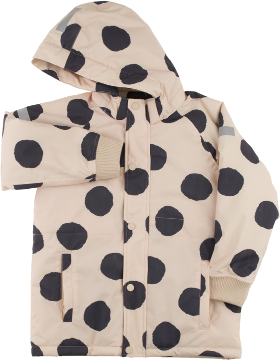 Tiny Cottons Pom Poms Snow Jacket - Clothing Clipart (560x721), Png Download