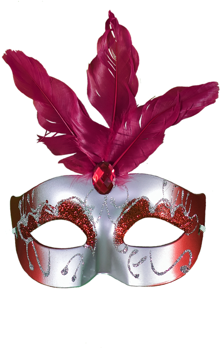 Carnaval Masker Png Clipart (556x720), Png Download