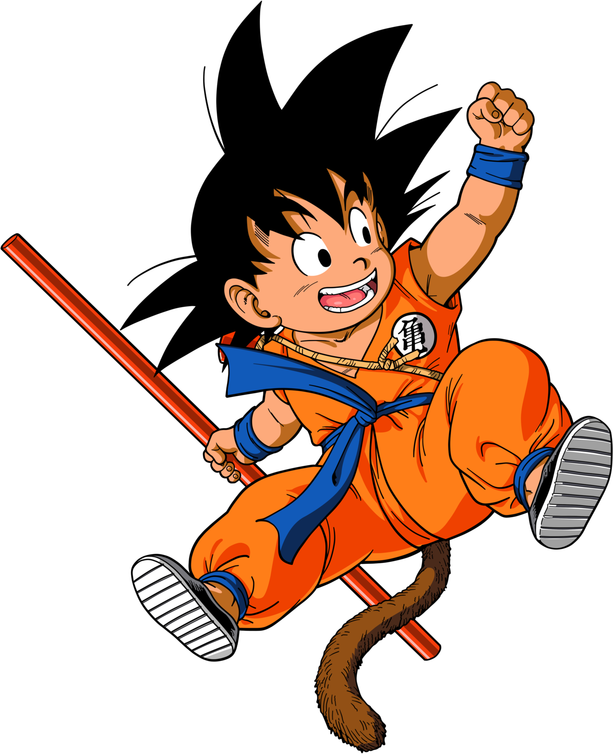 Mychoko - Dragon Ball Goku Vector Clipart (1250x1539), Png Download