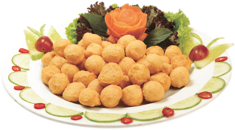 Cá Viên Hoa Mai Cầu Tre 500g - Hình Ảnh Cá Viên Clipart (899x600), Png Download