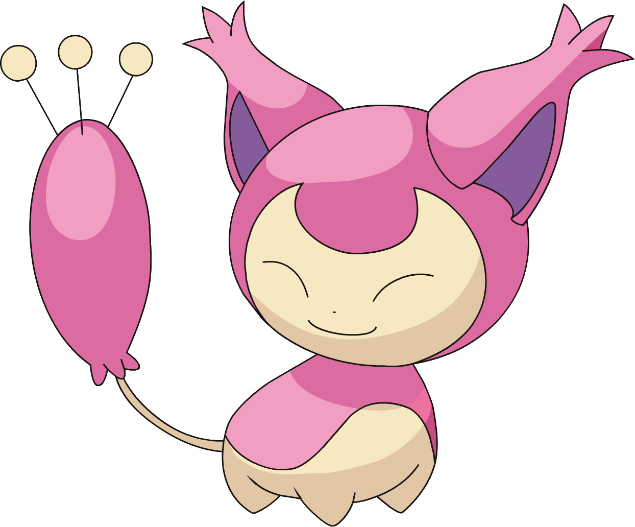 Pokemon Clipart Transparent Pink - Pokemon Eneko - Png Download (1244x1032), Png Download