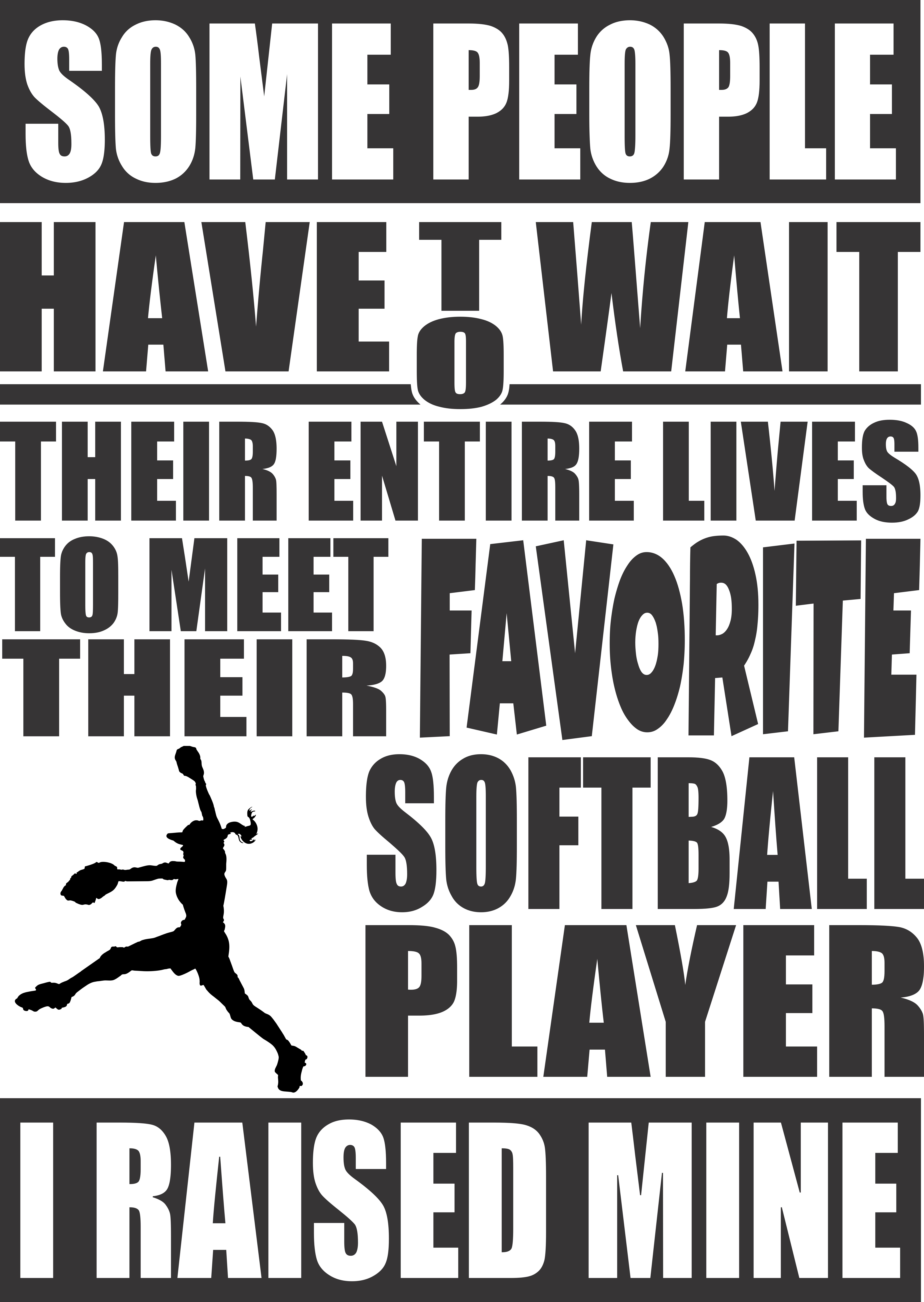 Softball Player Png Clipart (6250x8806), Png Download