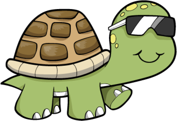 Cool Turtle Clipart (640x480), Png Download