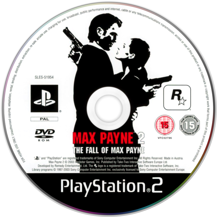 Rockstar Max Payne Anthology (digital Download) (720x720 - Return To Castle Wolfenstein Ps2 Disc Clipart (705x705), Png Download