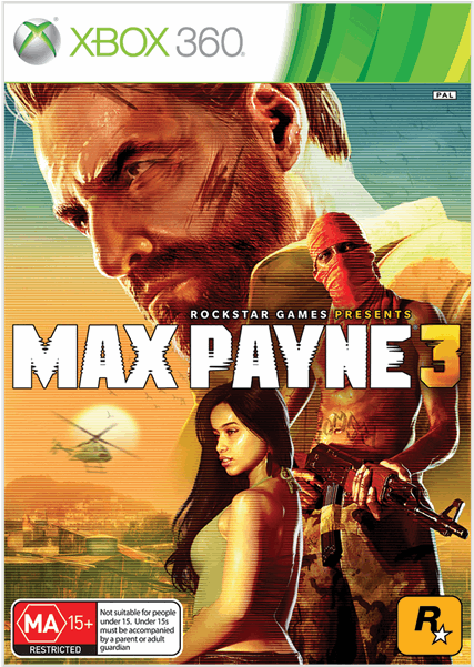 Max Payne 3 - Max Payne Xbox 360 Rgh Clipart (600x600), Png Download