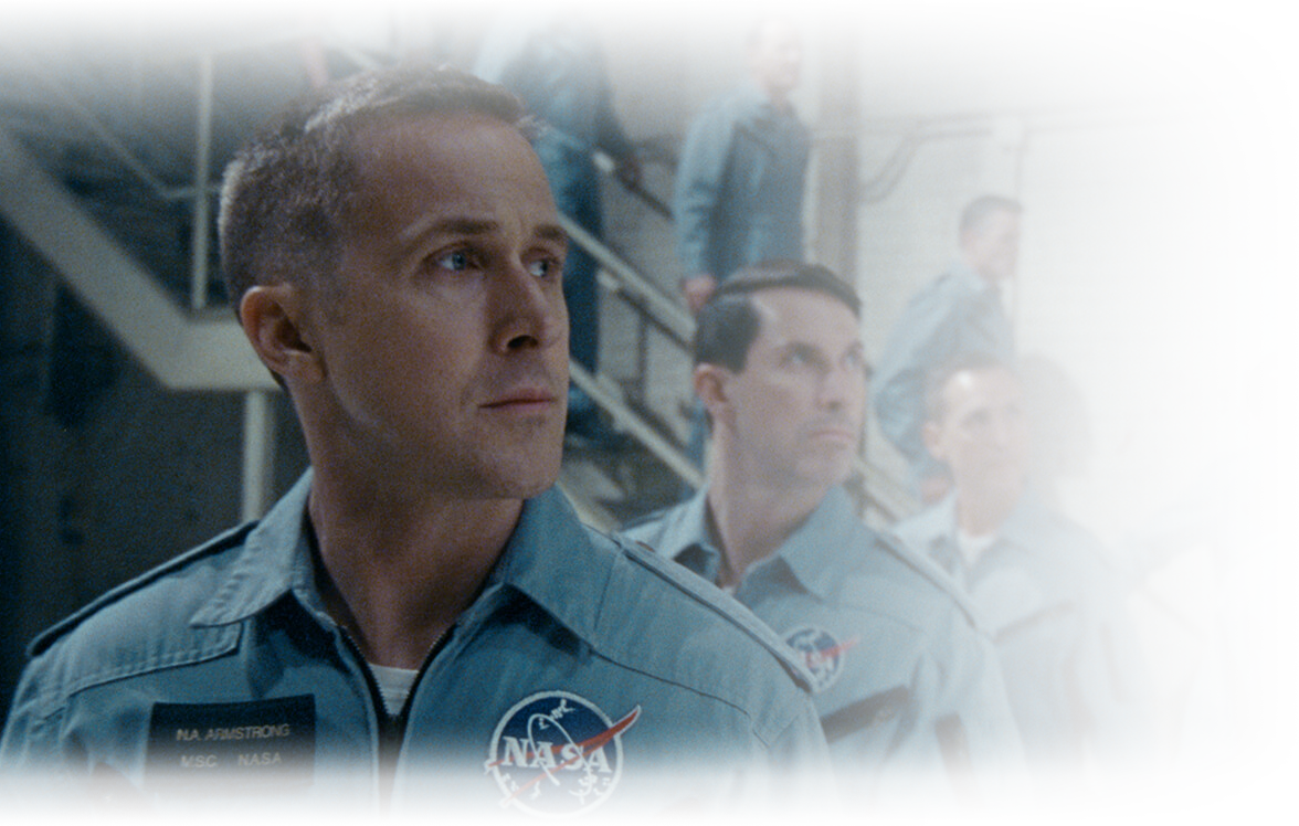 Join Adcolony For The Ultimate Dinner And A Movie Experience - Ryan Gosling First Man Haircut Clipart (1176x748), Png Download