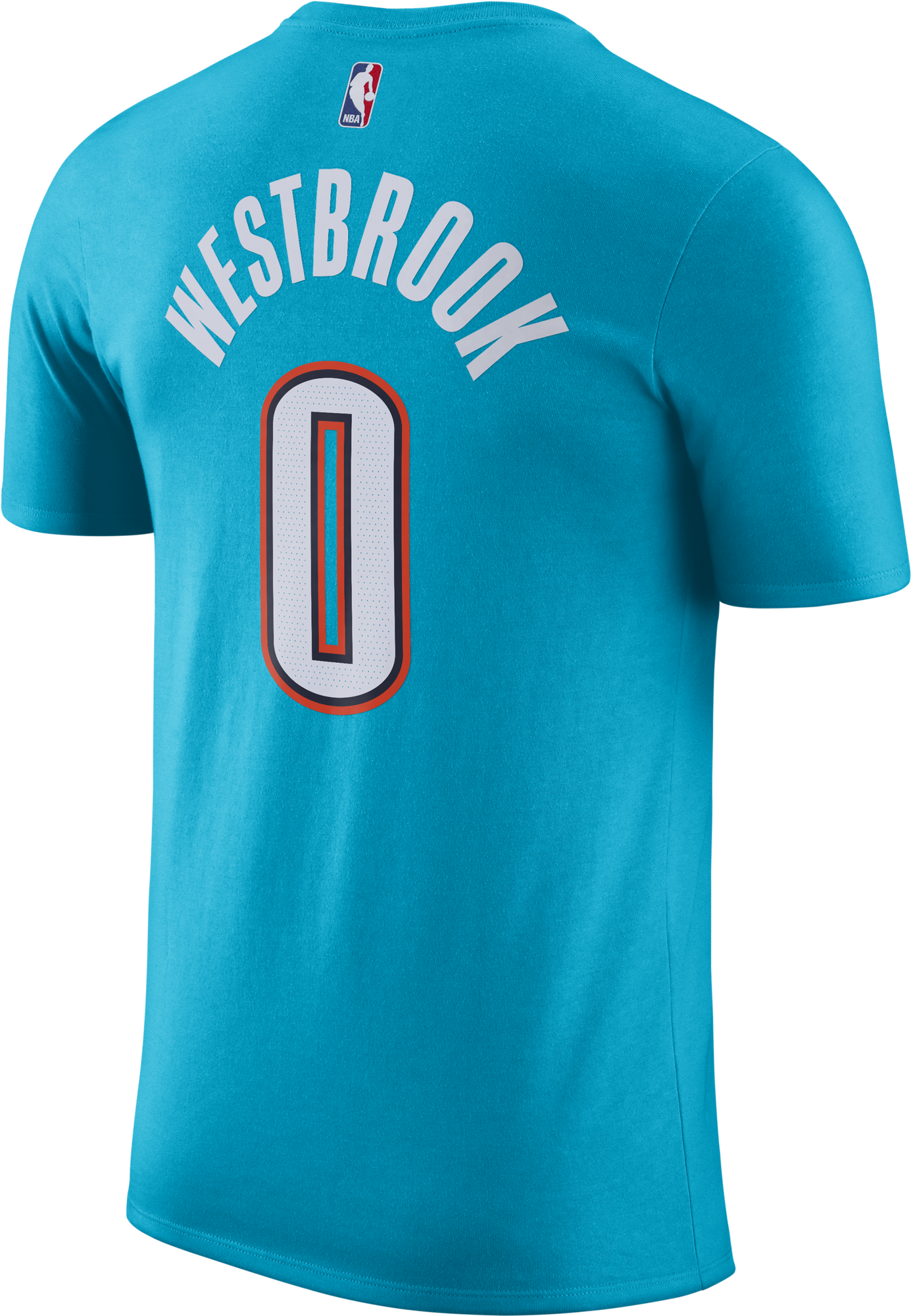 Nike Nba Oklahoma City Thunder Russell Westbrook Dry - Russell Westbrook T Shirt Nike Clipart (2000x2000), Png Download