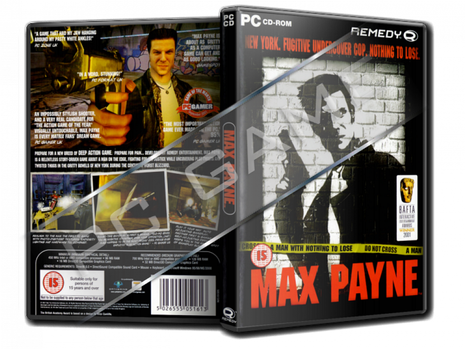 Max Payne Pc Oyun - Action Figure Clipart (950x950), Png Download