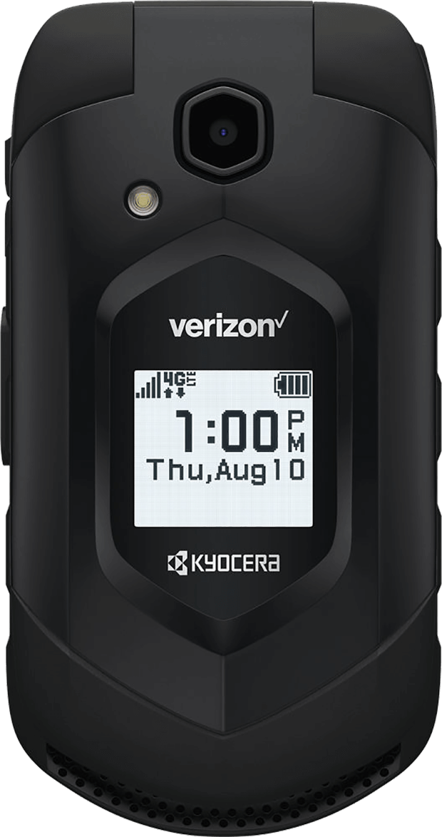Kyocera Duraxv Lte - Kyocera 4g Flip Phone Clipart (620x1174), Png Download