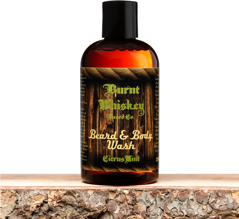 Soap Citrus Mint Transparent - Glass Bottle Clipart (1000x1000), Png Download