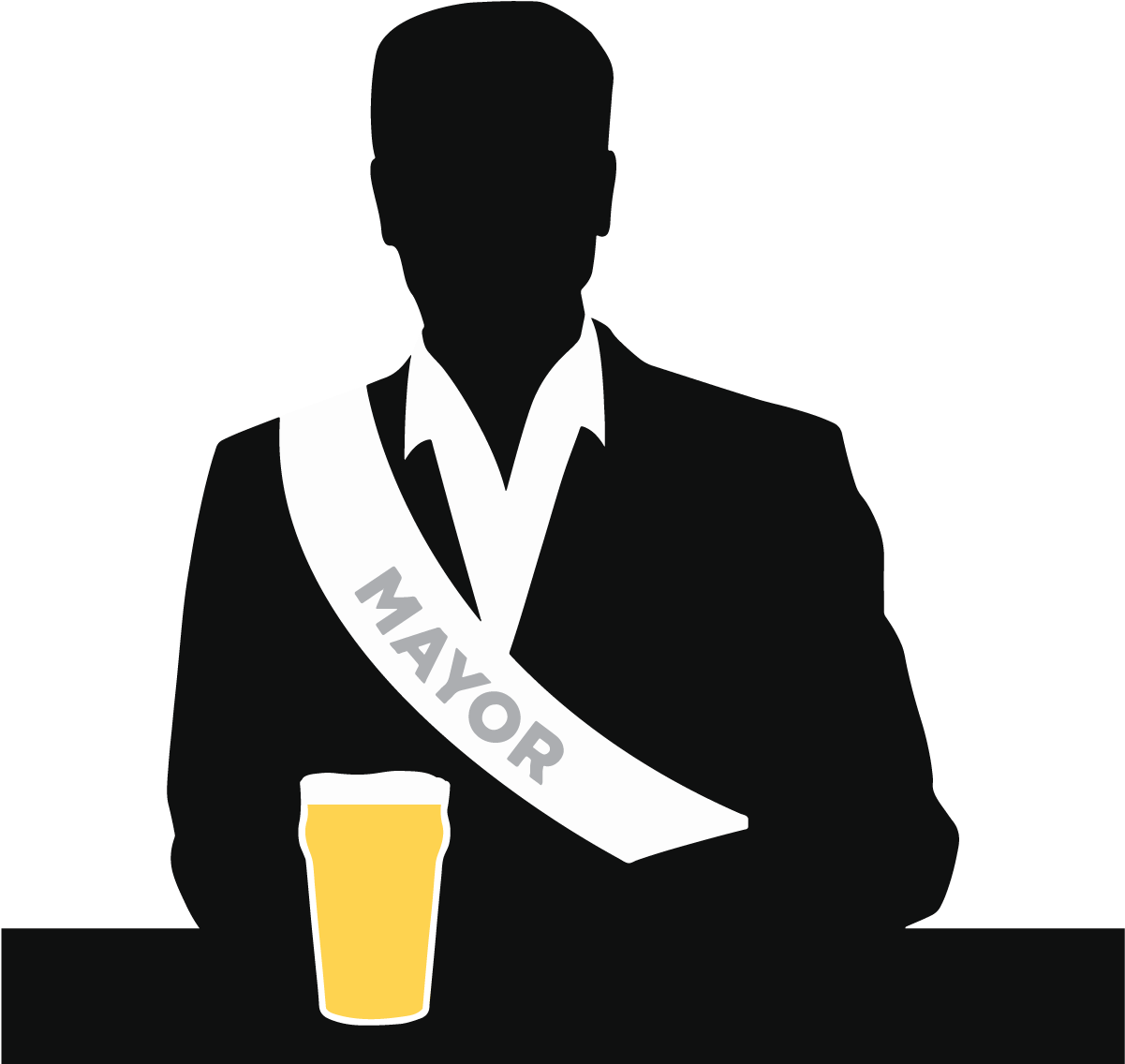 Just Tapped - Mayor Logo Clipart (1200x1204), Png Download