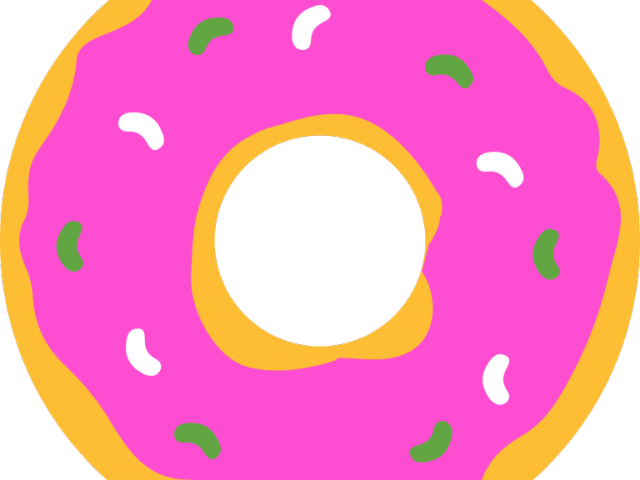 Doughnut Clipart Donut Hole - Circle - Png Download (640x480), Png Download