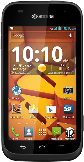 Kyocera Hydro Edge Cricket - Kyocera Hydro Png Clipart (550x570), Png Download