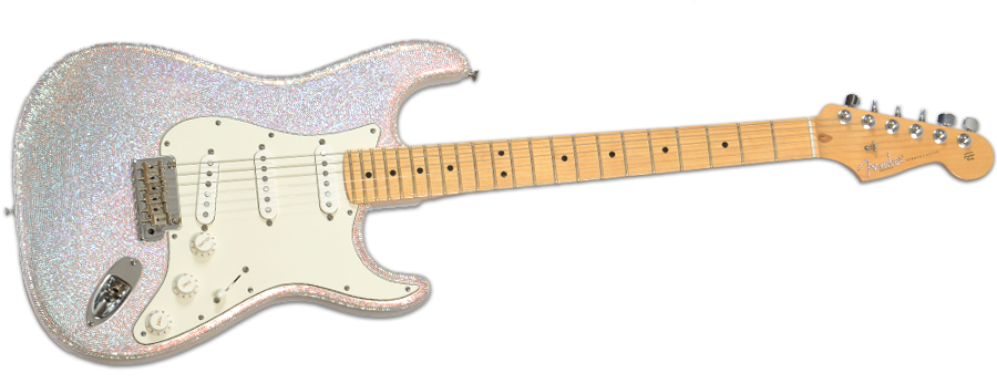 Aurora Boreales Fender Strat® By Robert Kantor Guitars - Electric Guitar Clipart (900x347), Png Download