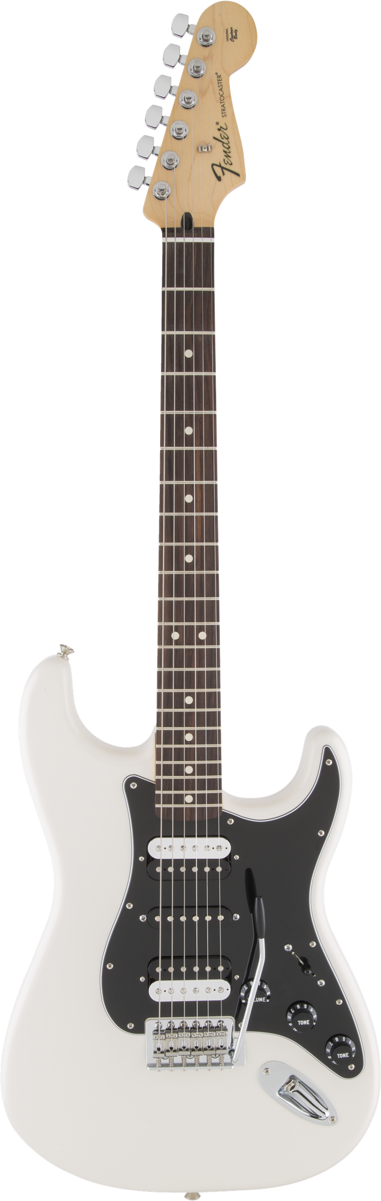 Fender Std Strat Hsh Pao Ferro Owt No Bag - Standard Stratocaster Hh Clipart (767x2400), Png Download