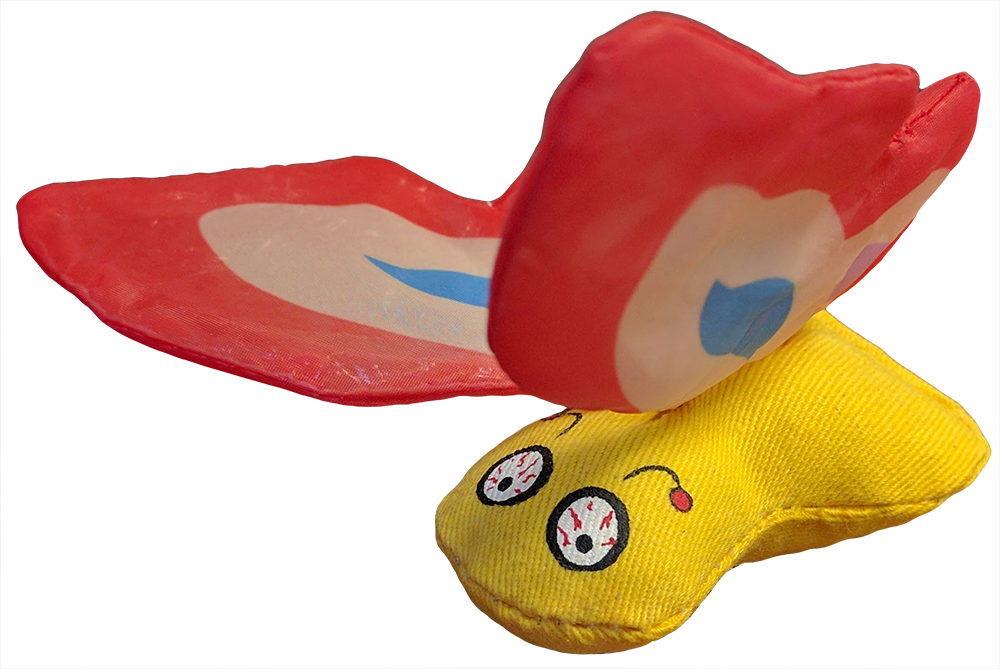 Bright Colors, Crinkly Wings, And 100% Stuffed With - Yeowww Butterfly Clipart (1000x669), Png Download