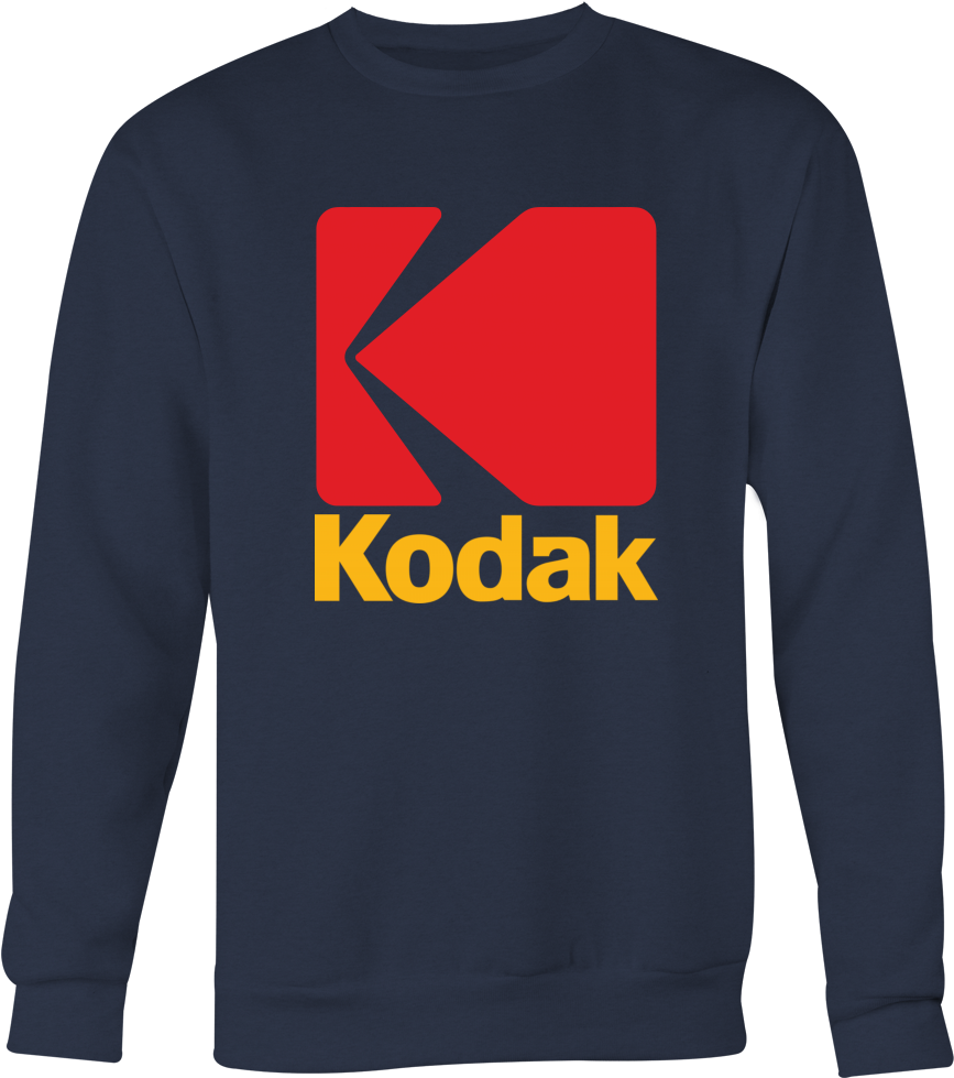 Kodak K Logo T-shirt Hoodie Sweatshirt Sweater Long - Kodak Clipart (867x979), Png Download