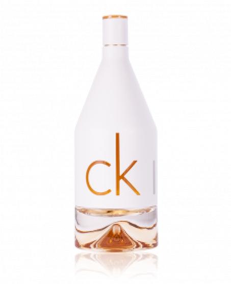 Calvin Klein Ckin2u Her Eau De Toilette 150 Ml - Glass Bottle Clipart (556x556), Png Download
