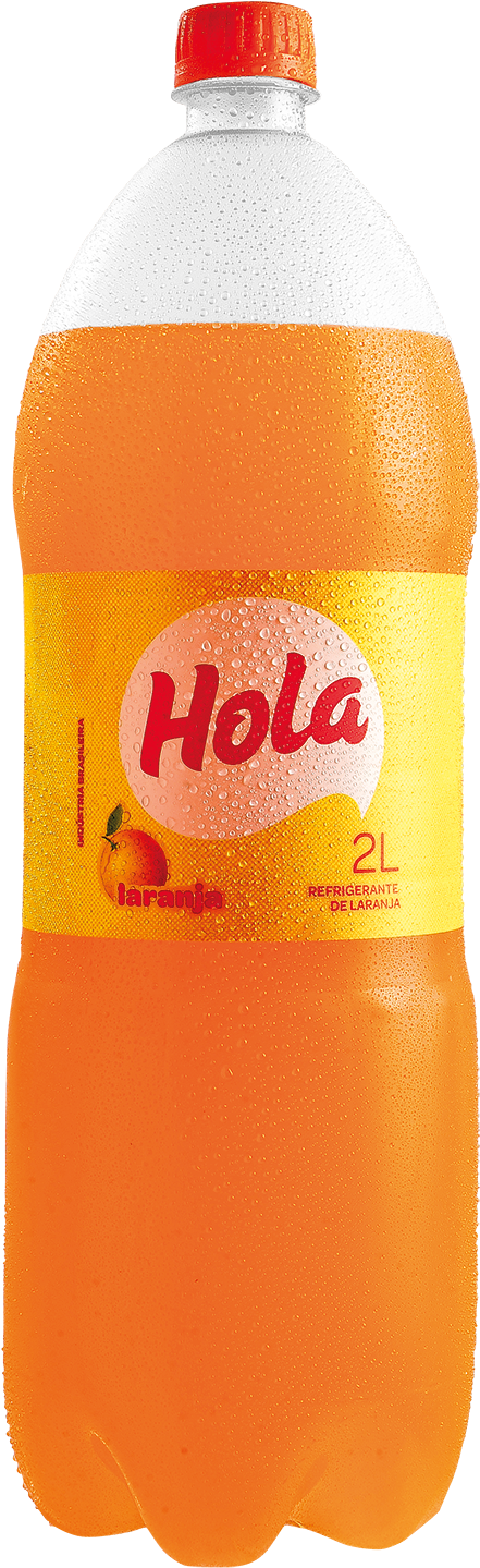 Hola Laranja Mockup - Two-liter Bottle Clipart (1024x1536), Png Download