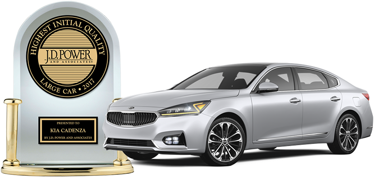Kia Cadenza - Kia Jd Power 2018 Clipart (832x449), Png Download