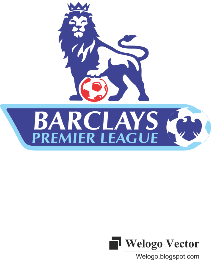 English Premier League Logo Cdr Vector - Logo Barclays Premier League Clipart (709x873), Png Download