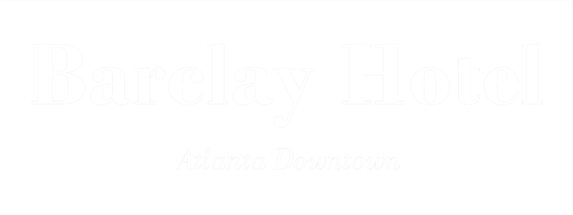 Barclay Hotel Atlanta Downtown - Sketch Clipart (1920x720), Png Download