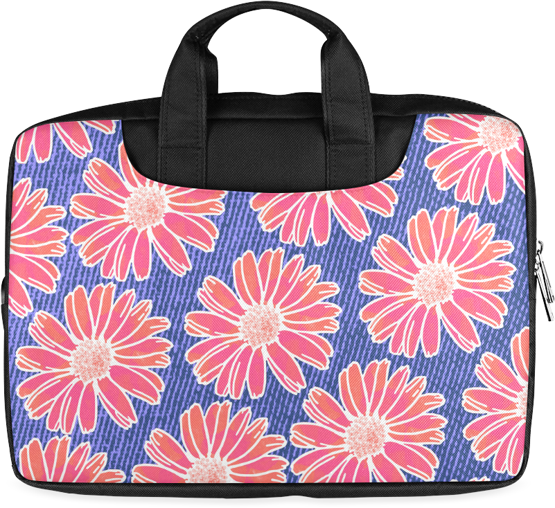 Pink Daisy Png - Briefcase Clipart (801x734), Png Download