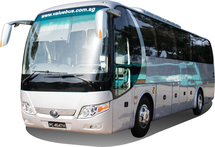 Buses For Hire Singapore - Shuttle Bus Singapore Clipart (750x514), Png Download