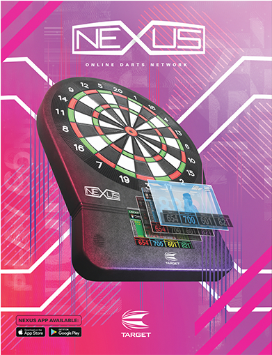 Nexus Dartboard Clipart (600x600), Png Download