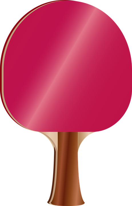 Pingpongpaddle Pingpong Paddle Game Tabletenns - Ping Pong Clipart (462x720), Png Download