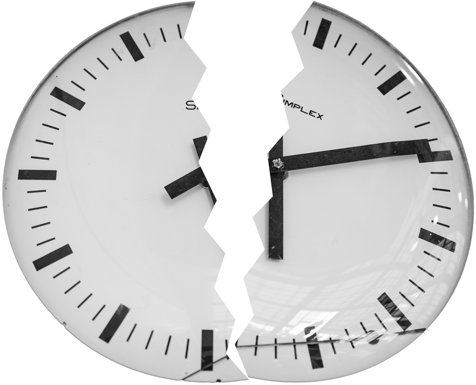 Transparent Broken Clock Clipart (2000x1325), Png Download