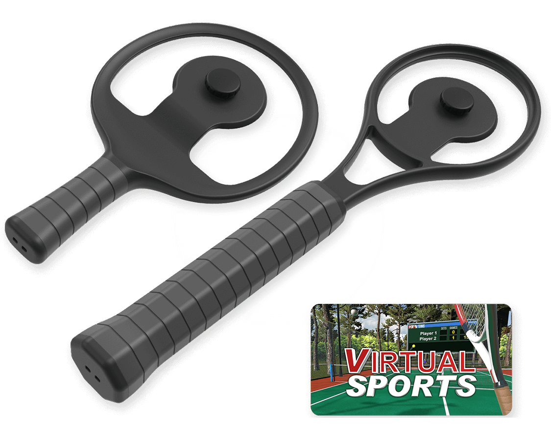 Racket Sports Set With Vive Tracker Clipart (1200x945), Png Download