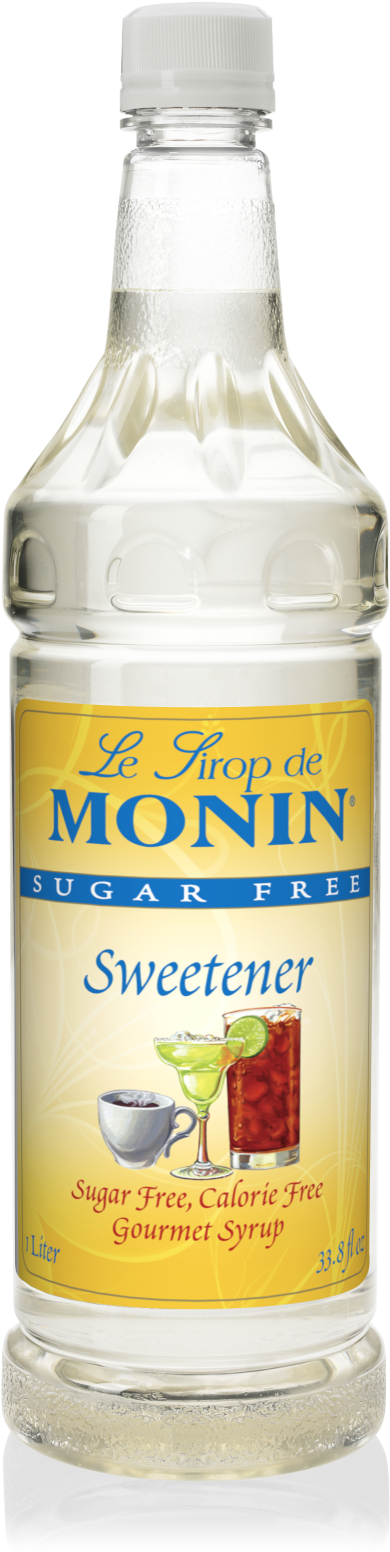 1l Sugar Free Sweetener - Monin Mojito Mix Clipart (390x1552), Png Download