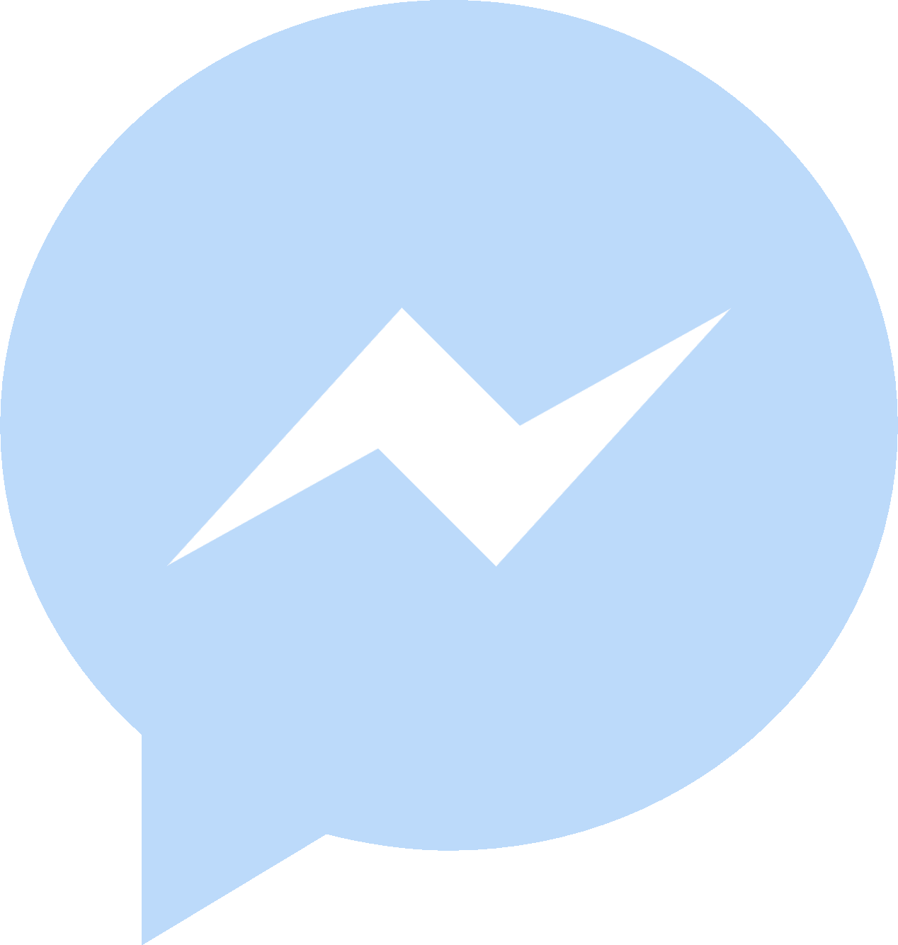 Facebook Messenger Clipart (1268x1334), Png Download