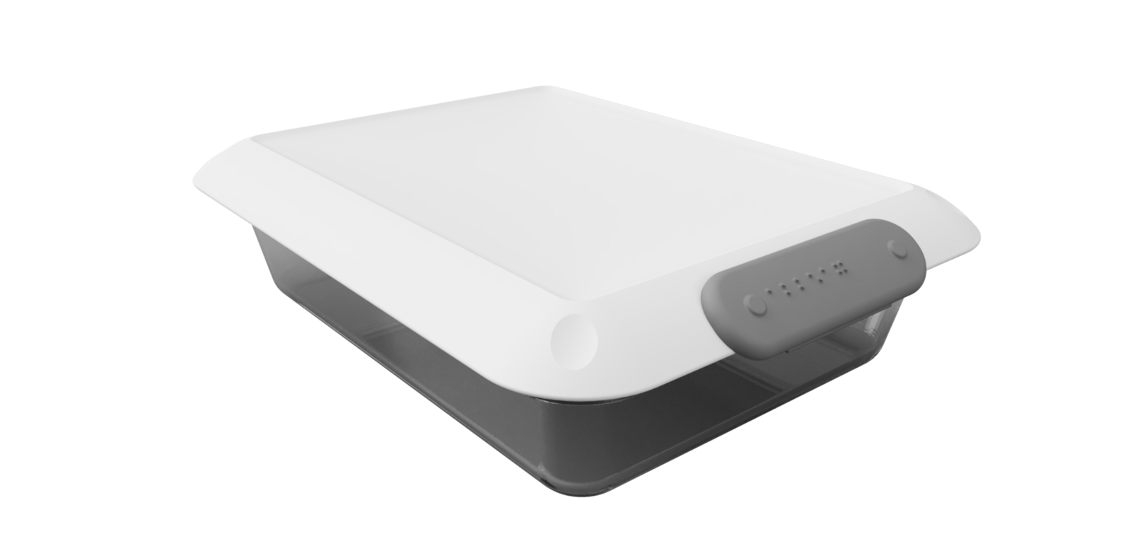 3d Model Of Prototype Showing The Braille Clip-on System - Modem - Png Download (1600x867), Png Download