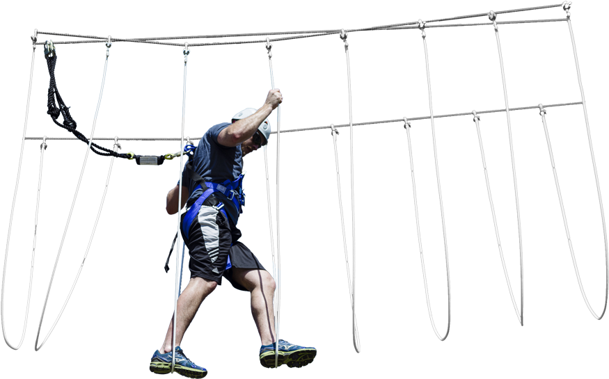 High Ropes Course Png Clipart (885x564), Png Download