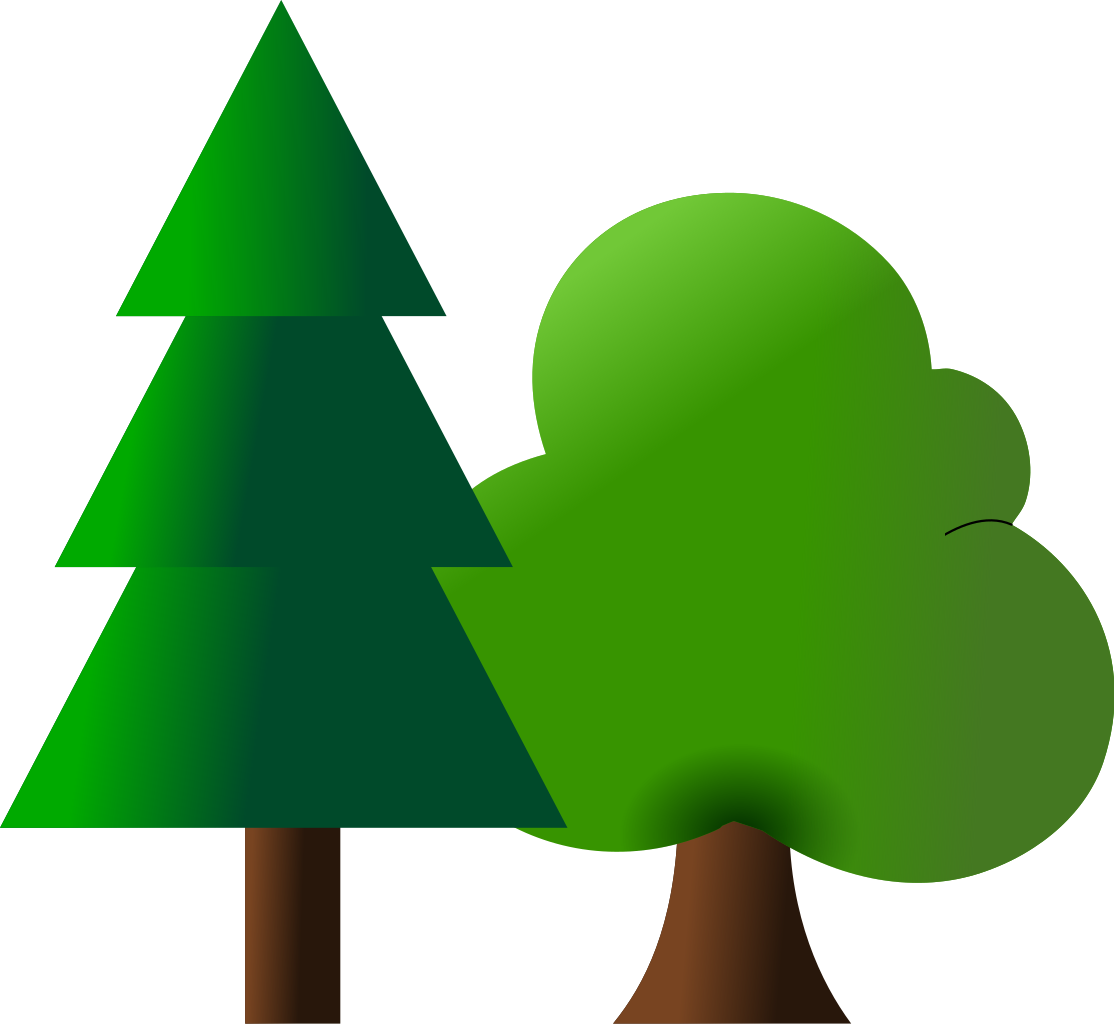 File - Forest Logo - Svg - Christmas Tree Clipart (1114x1024), Png Download