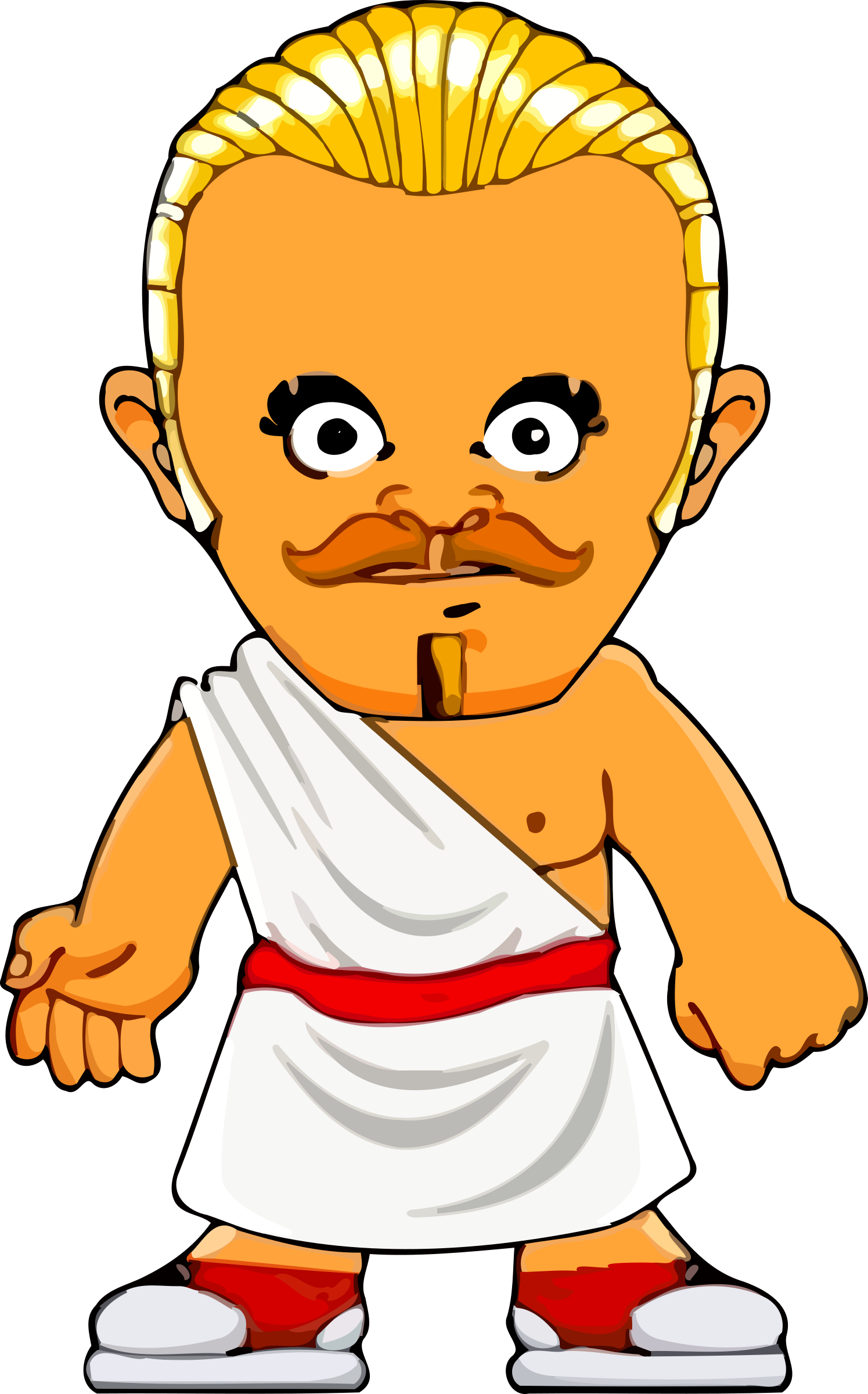 This Free Icons Png Design Of Cartoon Man 11 - Cartoon Ancient Rome Drawings Clipart (1495x2400), Png Download