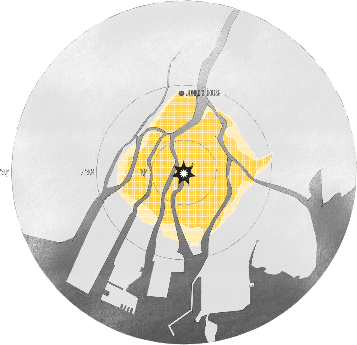 Surviving Hiroshima's Atomic Bomb - Circle Clipart (1190x1152), Png Download