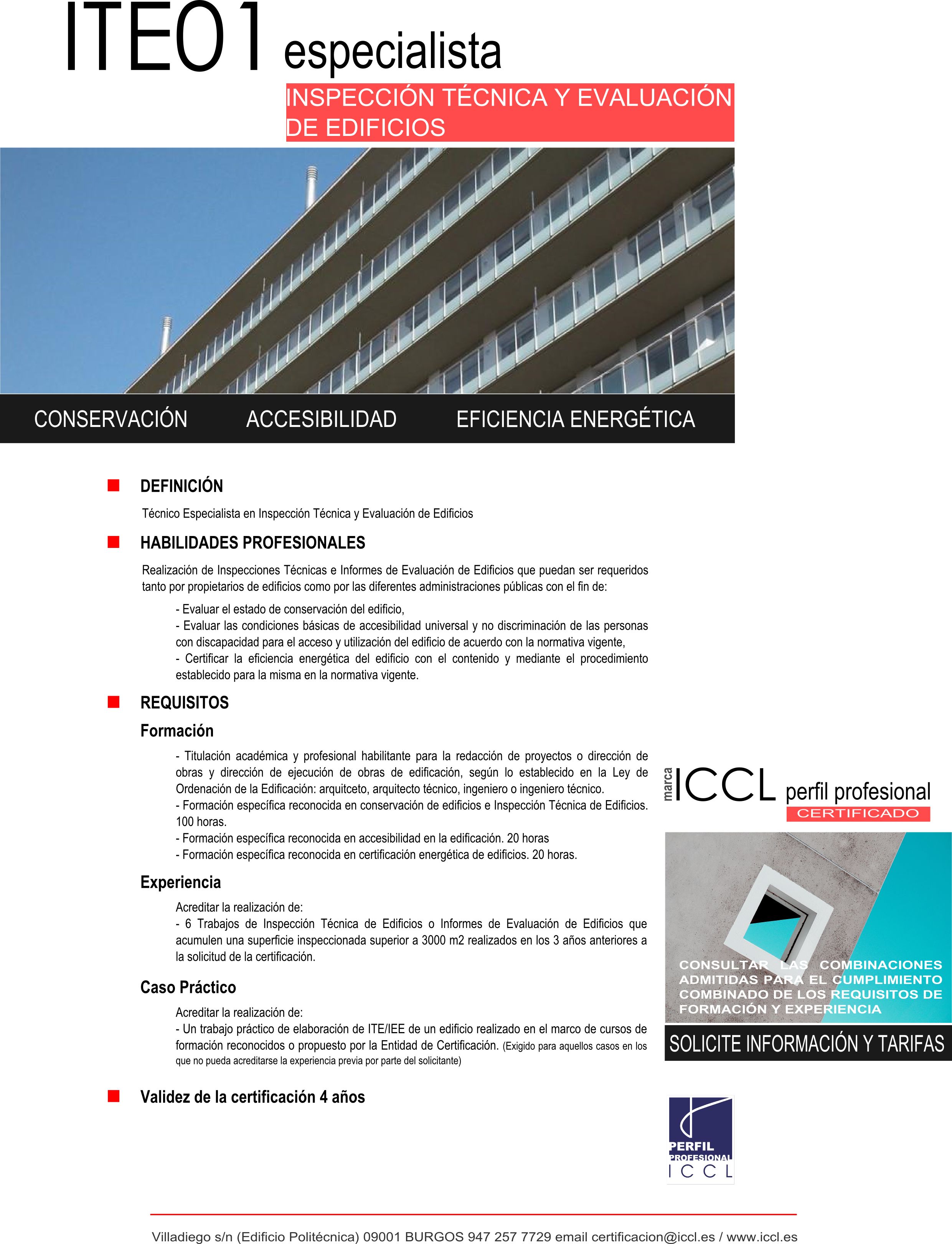 Ite Iee01 Técnico Especialista En Inspección Técnica - Ficha Tecnica De Edificio Clipart (2481x3240), Png Download