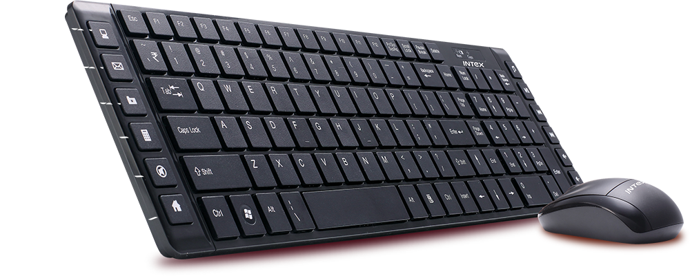Mouse And Keyboard Png - Wireless Keyboard And Mouse Price Clipart (1000x401), Png Download