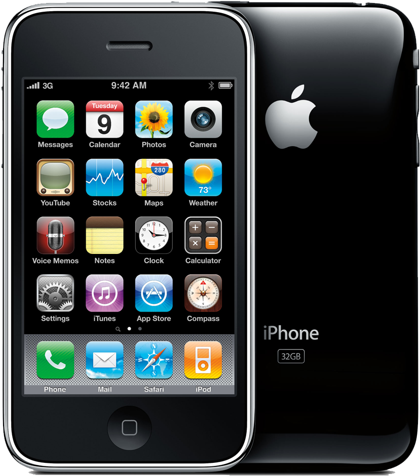 Iphone 3g High Resolution Clipart (850x1400), Png Download