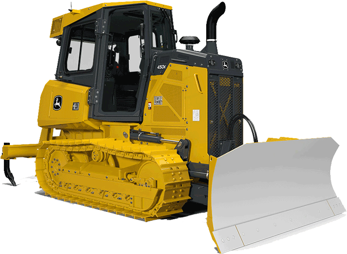 2018 John Deere 450k Clipart (1366x768), Png Download