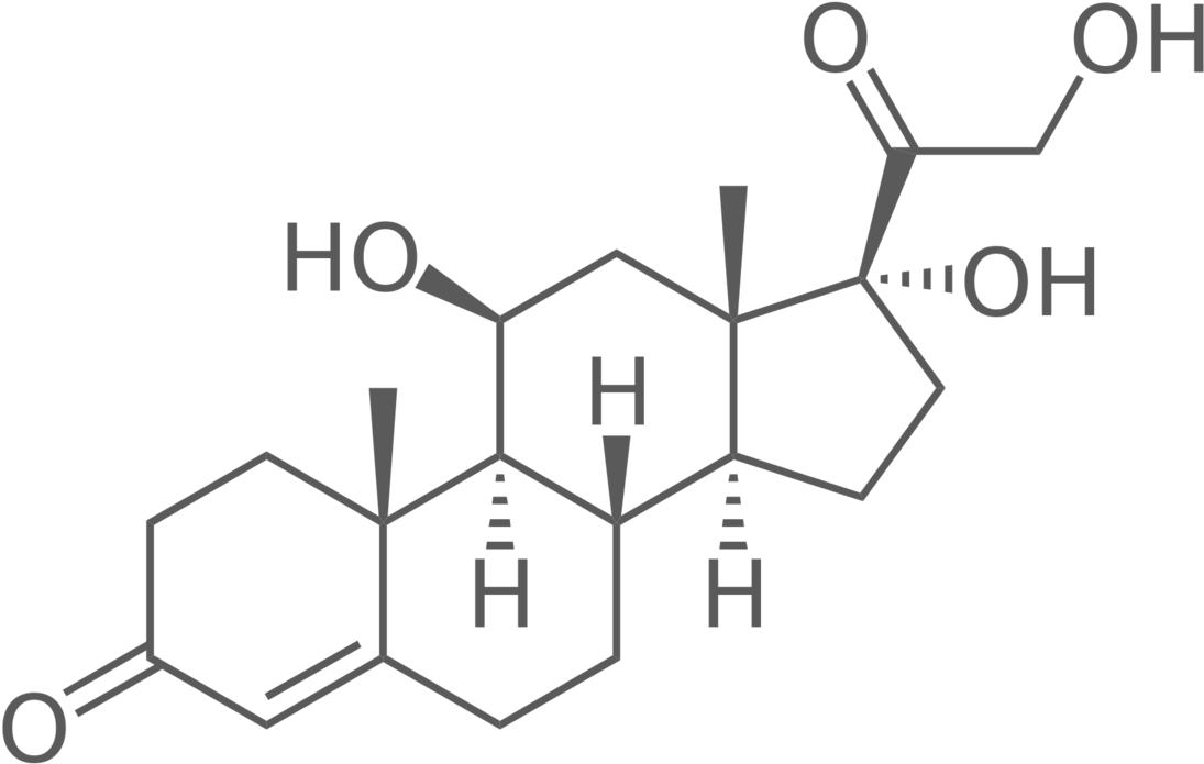 Saliva Analyses - Cortisol Structure Clipart (1200x800), Png Download