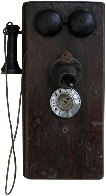 Phone, Antique, Old, Wood, Wall - Telefon Alt Clipart (467x720), Png Download