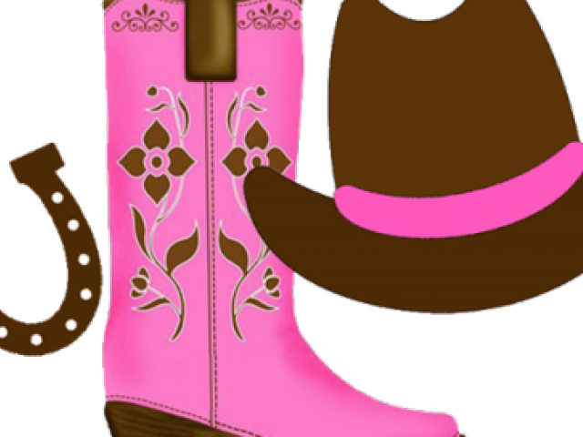 Cowboy Hat Clipart Rodeo Queen - Cowgirl Boots Clip Art - Png Download (640x480), Png Download